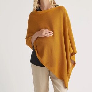 Quince cotton cashmere nursing shawl Amber